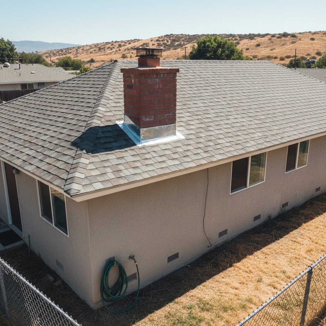 New Roof Installation completed by Top Notch Roofing Inc in West Covina, CA